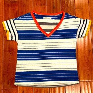 Free People V neck tshirt size S